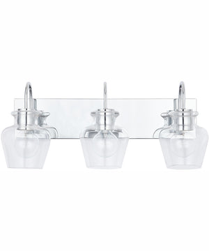 Danes 3-Light Vanity Chrome