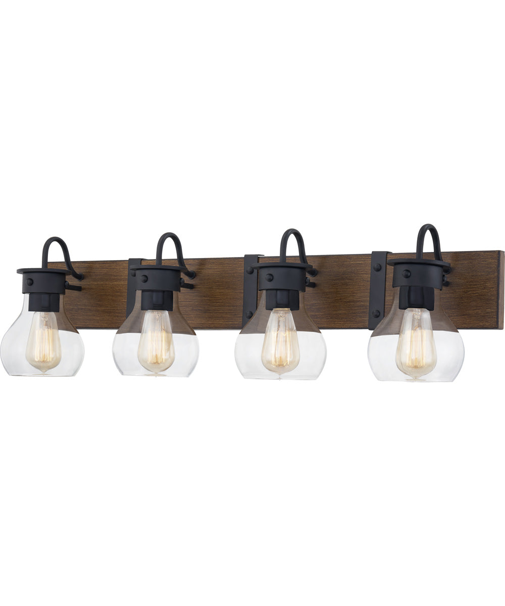 Maverick Extra Large 4-light Bath Light Earth Black