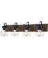 Maverick Extra Large 4-light Bath Light Earth Black