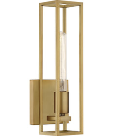 Leighton Small 1-light Wall Sconce Weathered Brass