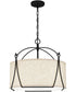 Adeline 4-light Pendant Earth Black