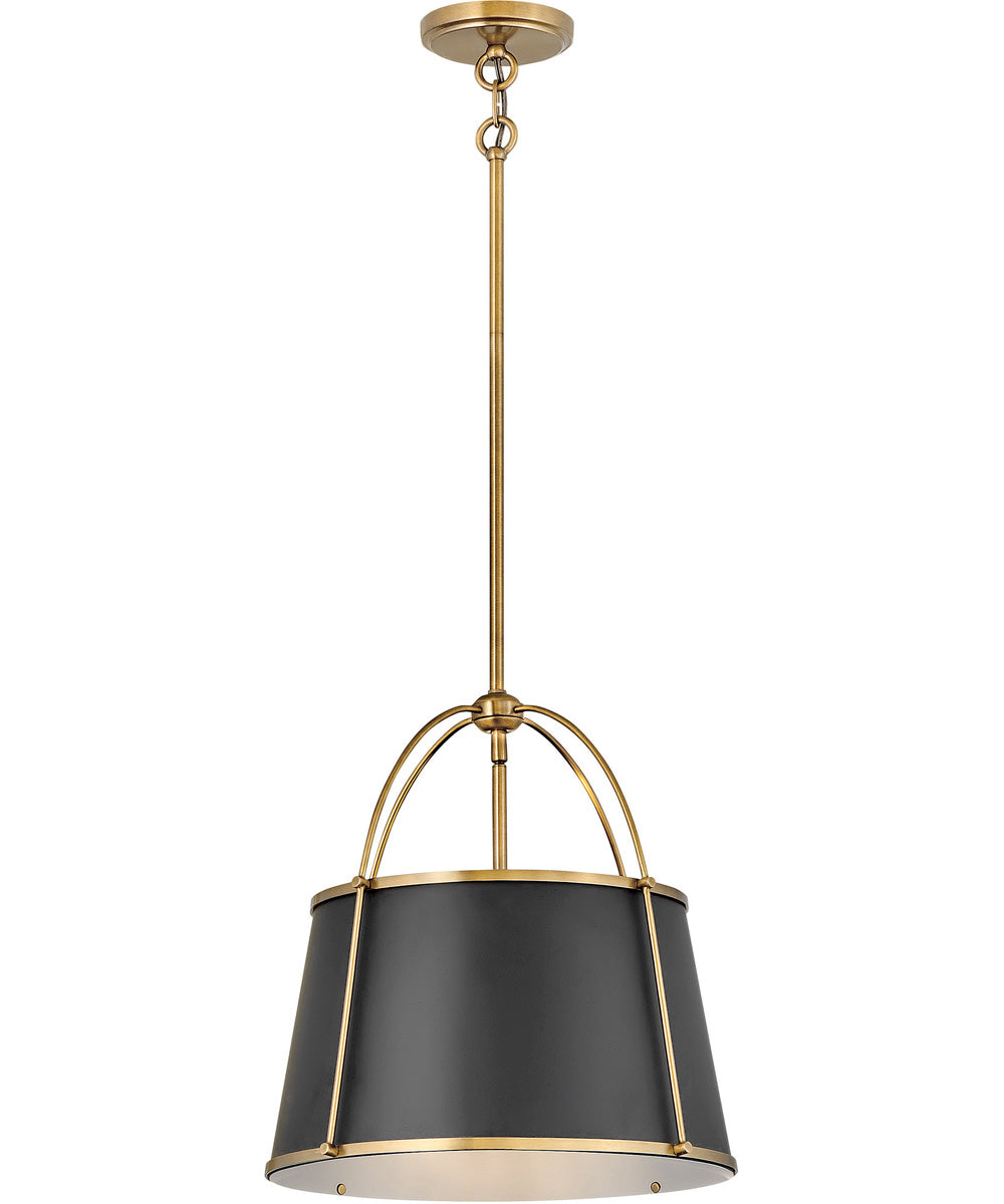 Clarke 1-Light Medium Pendant in Warm Brass