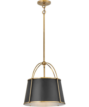 Clarke 1-Light Medium Pendant in Warm Brass