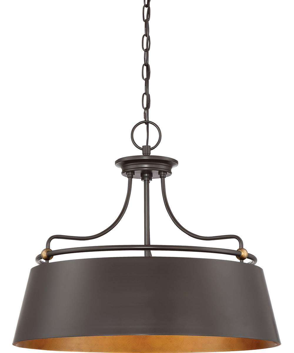 Fairview 4-light Pendant Western Bronze