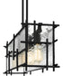 Daphne Medium 5-light Island Light Matte Black