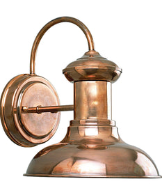 Brookside 1-Light Small Wall Lantern Copper