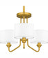 Quoizel Pendant Large 3-light Pendant Painted Brass
