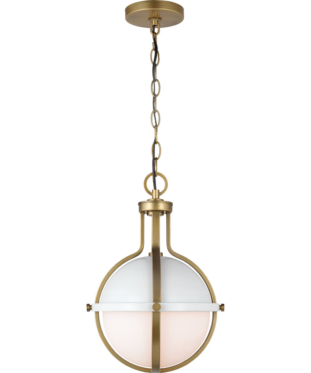 Lincoln 1-Light Pendant Matte White