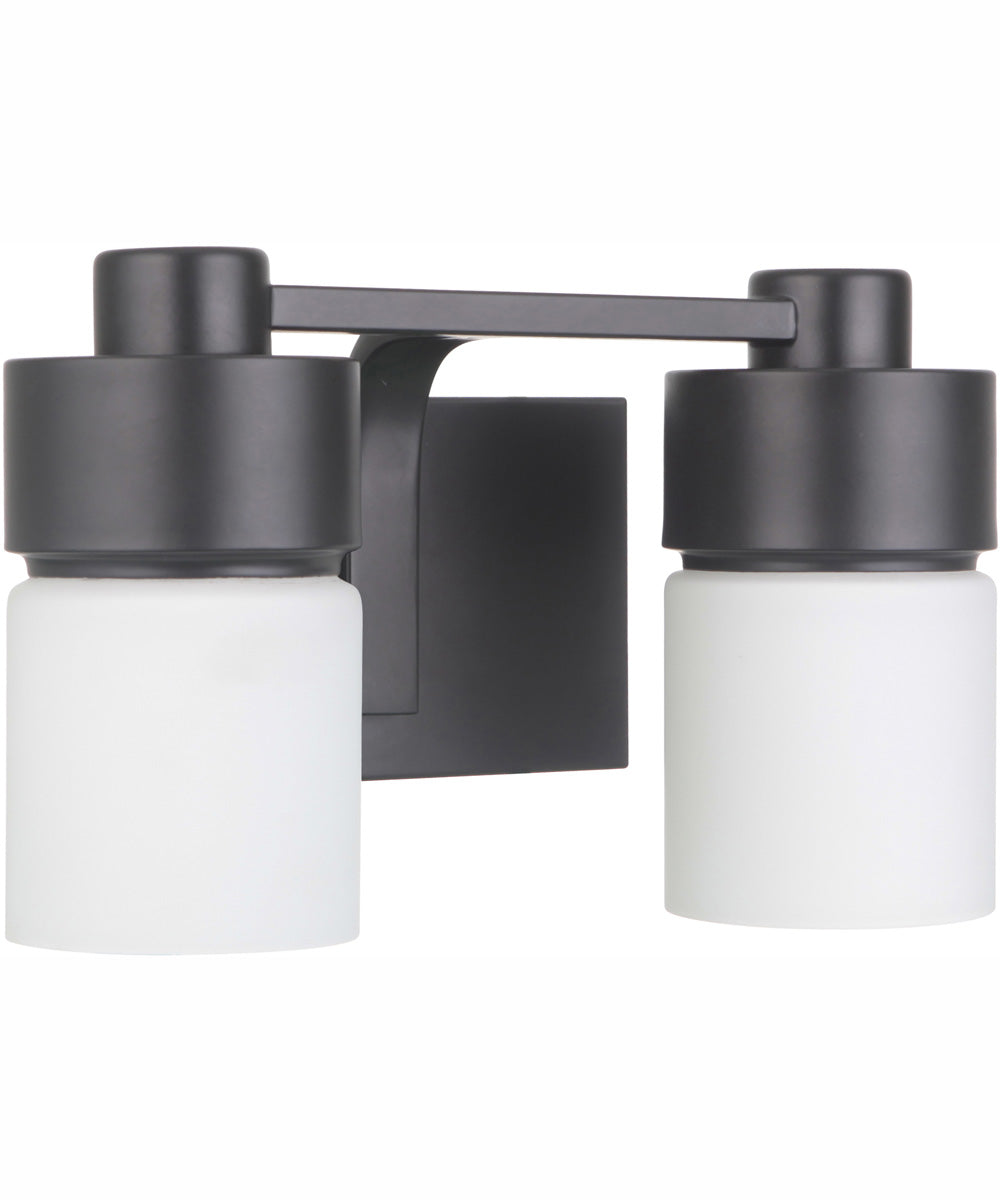 District 2-Light Vanity Flat Black