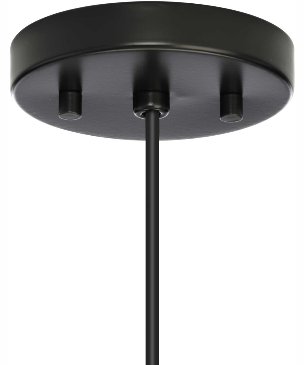 Markor 1-Light Black Parchment Shade Transitional Pendant Brushed Nickel;Matte Black;Vintage Brass