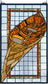 25"H x 15"W Guideboat Stained Glass Window