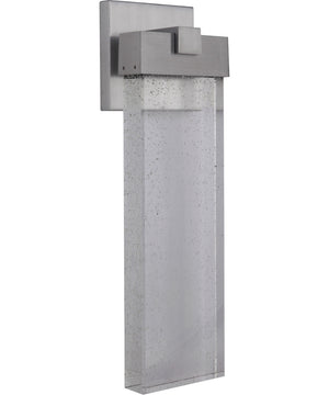 Aria 1-Light LED Outdoor Wall Light Satin Aluminum