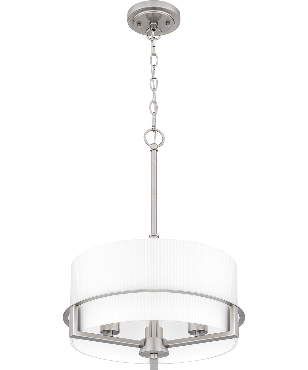 Seymour Large 3-light Pendant Brushed Nickel