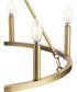Gilliam 6-Light New Traditional Chandelier Vintage Brass