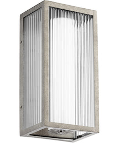 7"W Maestro 3-light LED Wall Mount Light Fixture Weathered Zinc