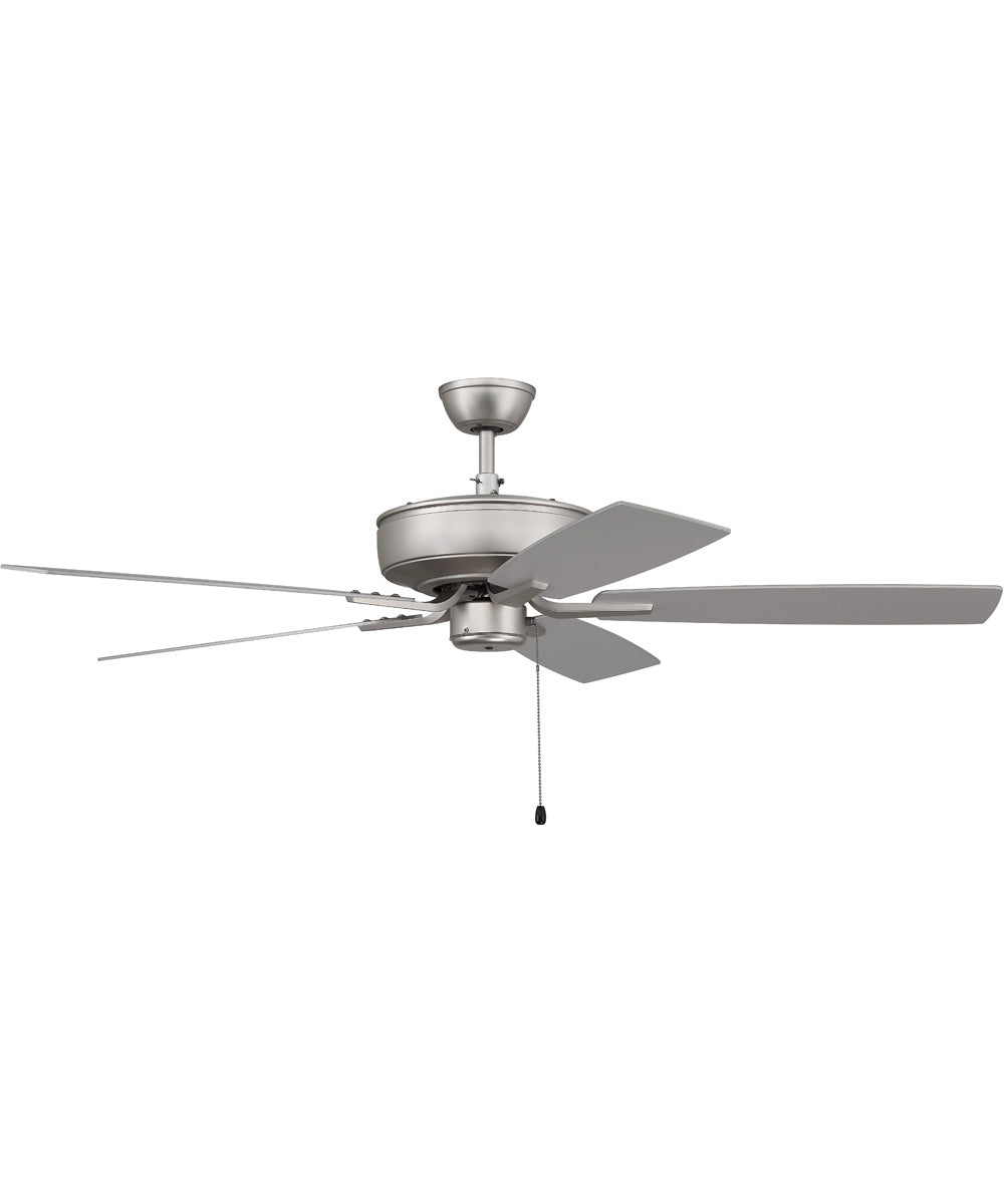 Pro Plus 52" Fan Ceiling Fan (Blades Included) Brushed Satin Nickel