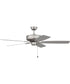 Pro Plus 52" Fan Ceiling Fan (Blades Included) Brushed Satin Nickel