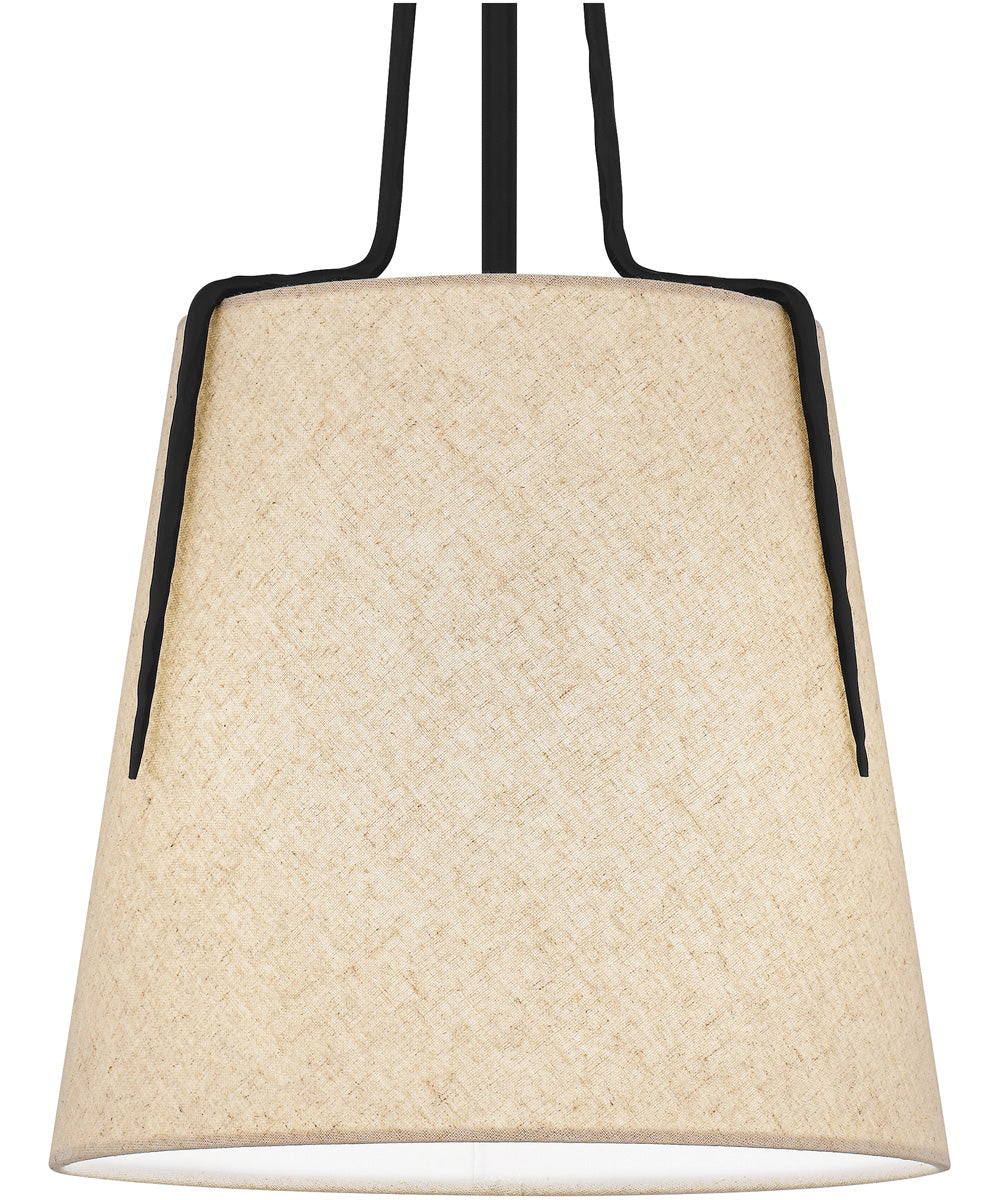 Leona Small 1-light Mini Pendant Matte Black