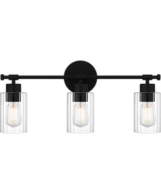 Caputo Large 3-light Bath Light Matte Black