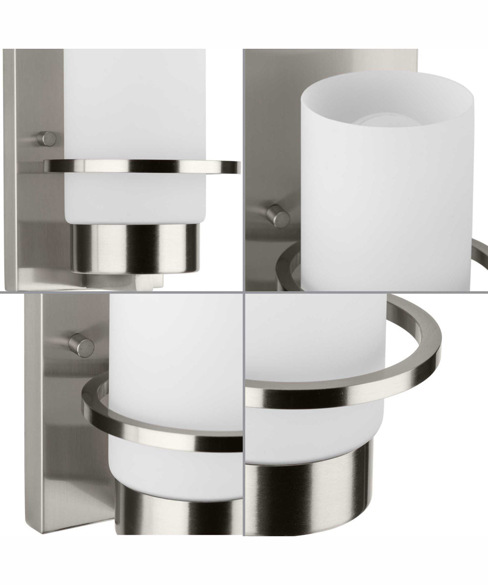 Reiss 1-Light Modern Farmhouse Vanity Light Brushed Nickel