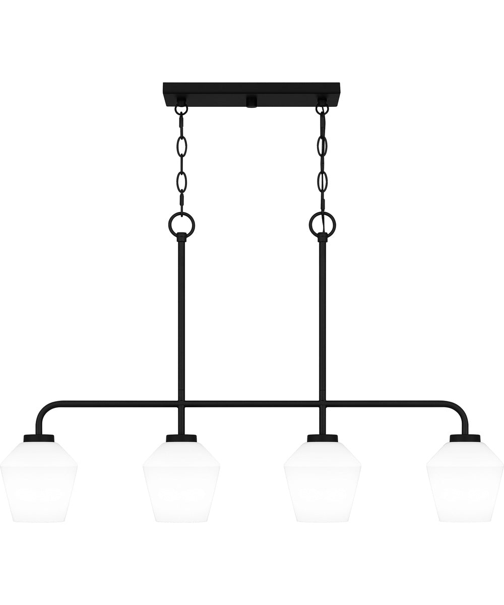 Nielson Medium 4-light Island Light Matte Black