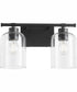 Tribute 2-light Bath Vanity Light Matte Black