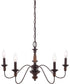 Holbrook 5-light Chandelier Tuscan Brown
