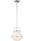 Valdora 1-Light Pendant Polished Nickel