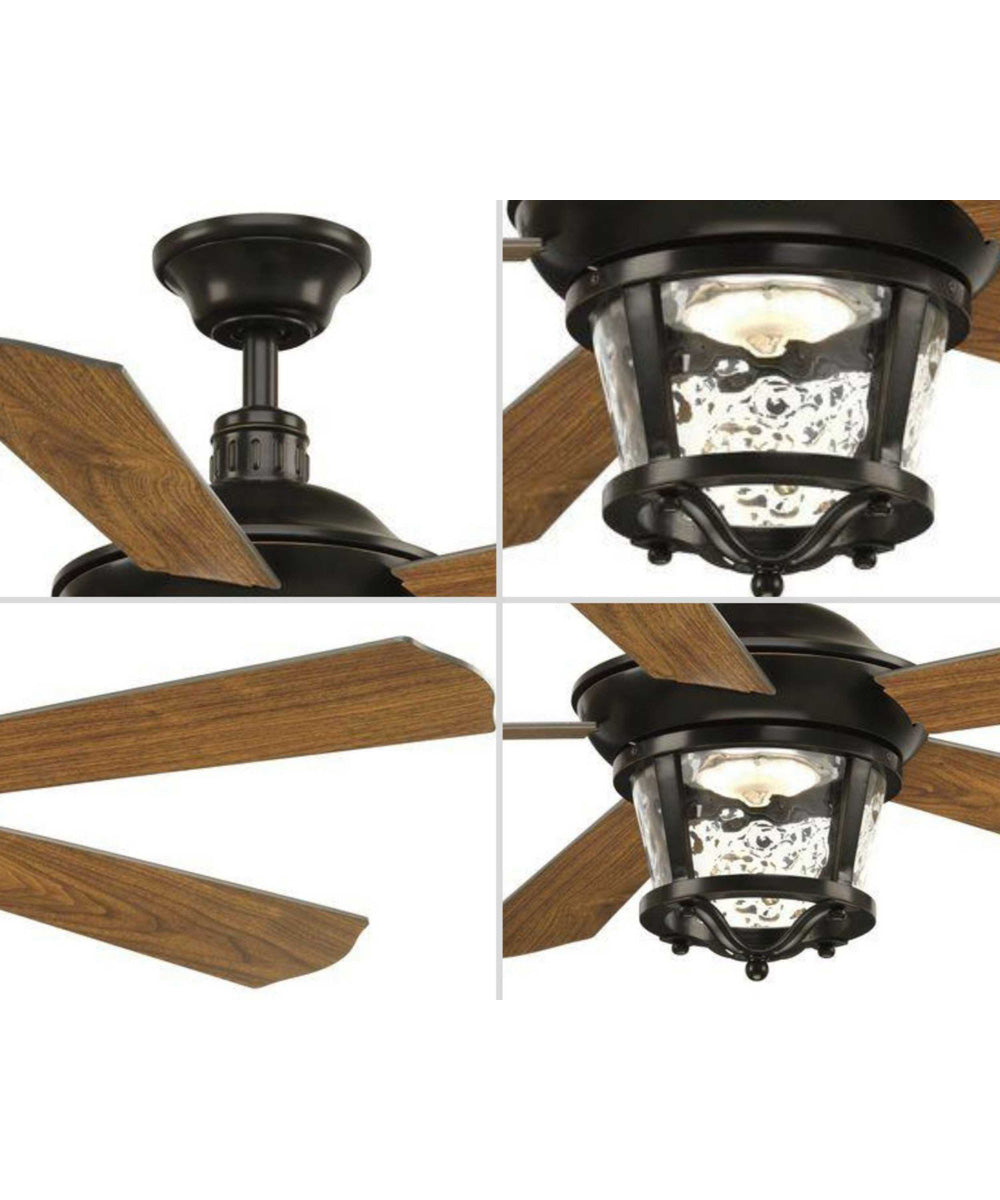 Smyrna Indoor/Outdoor 52" 5-Blade Ceiling Fan Antique Bronze