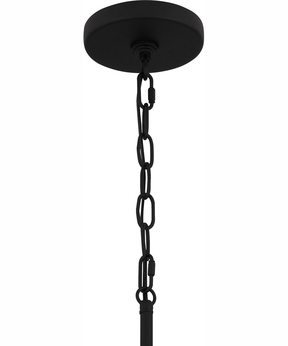 Villa 5-light Chandelier Earth Black