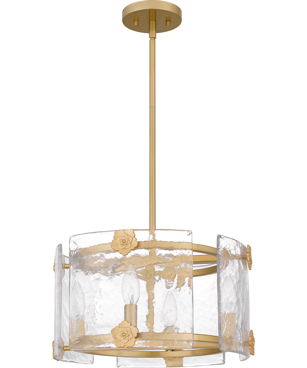 Jolie Large 4-light Pendant Light Gold