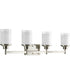 Alexa 4-Light Bath & Vanity Brushed Nickel