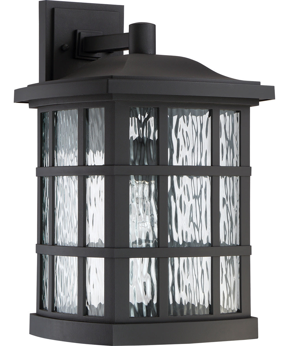 Stonington Extra Large 1-light Outdoor Wall Light  Coastal Armour Mystic Black