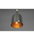 Era 1-Light Gold Global Pendant Light Matte Black
