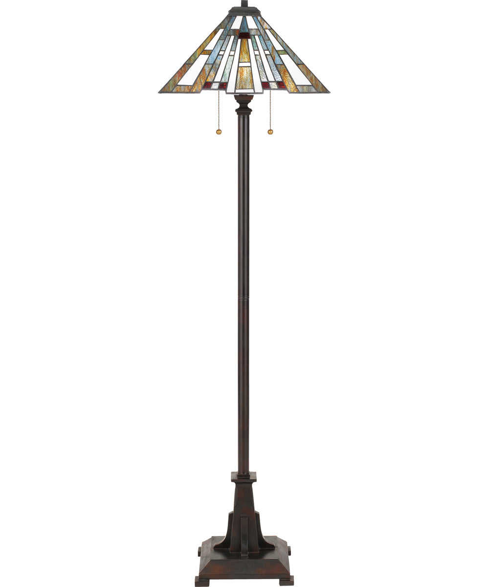 Maybeck Medium 2-light Floor Lamp Valiant Bronze
