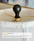 Sphere Lamp Shade Lamp Finial Oiled Bronze 1.5"h