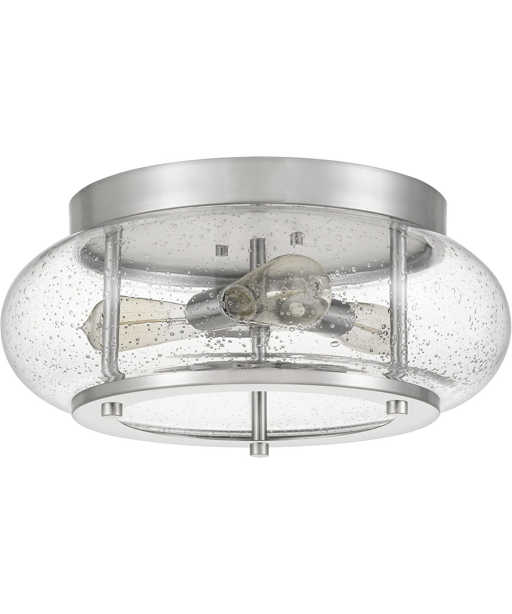 Trilogy 3-light Flush Mount Brushed Nickel