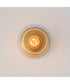 Knox 1-Light Flush Mount Natural Aged Brass