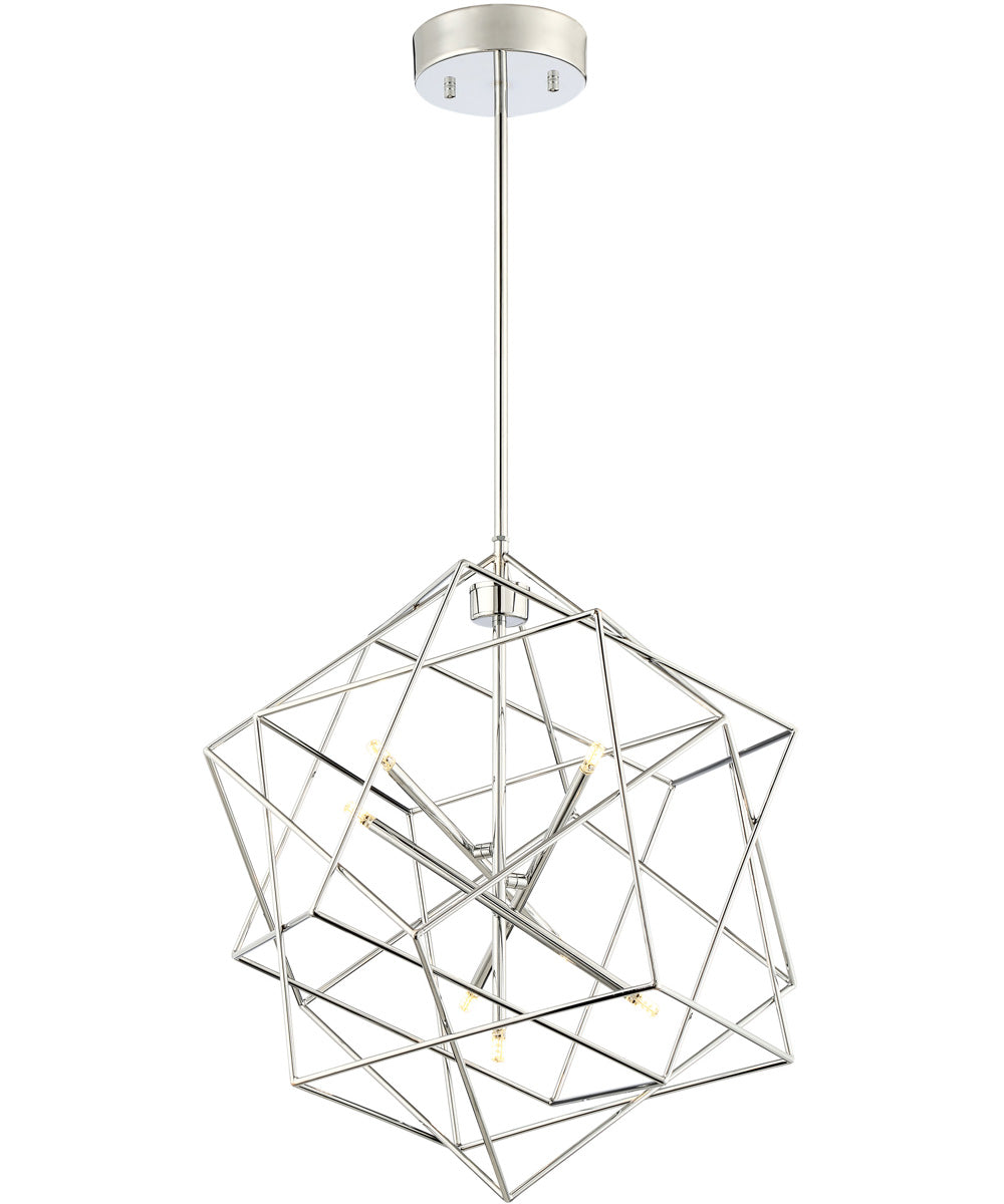 Stacia 7-Light Led Pendant Chrome Finished