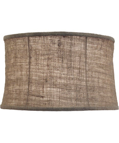 14x14x9 Natural Burlap Modified Drum Softback Lampshade