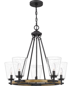 Hearst 5-light Chandelier Matte Black