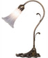15" High Grey Pond Lily Accent Lamp