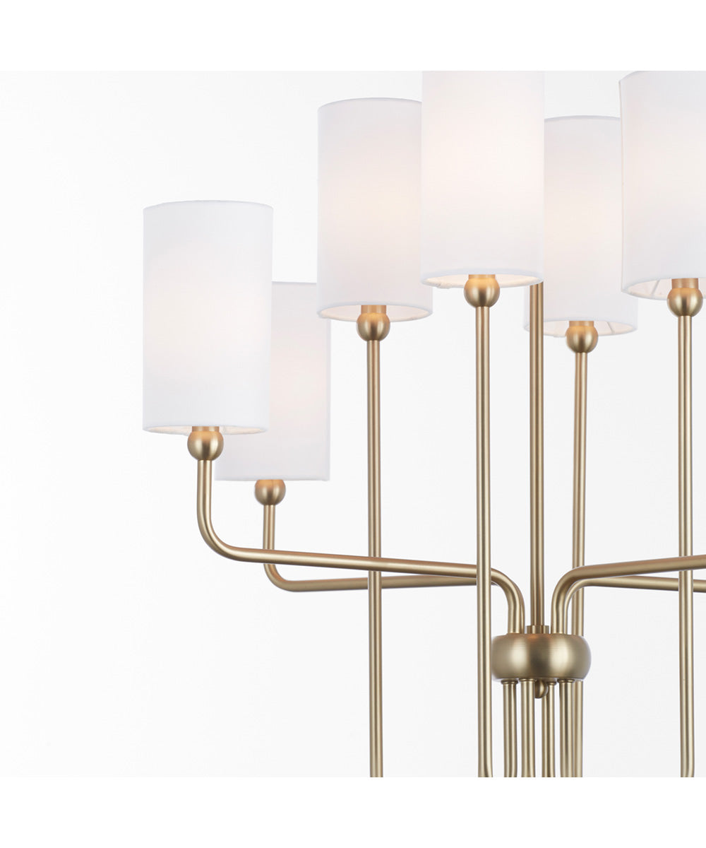 Tamara Day's Charlotte 8-light Chandelier Aged Brass