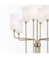 Tamara Day's Charlotte 8-light Chandelier Aged Brass