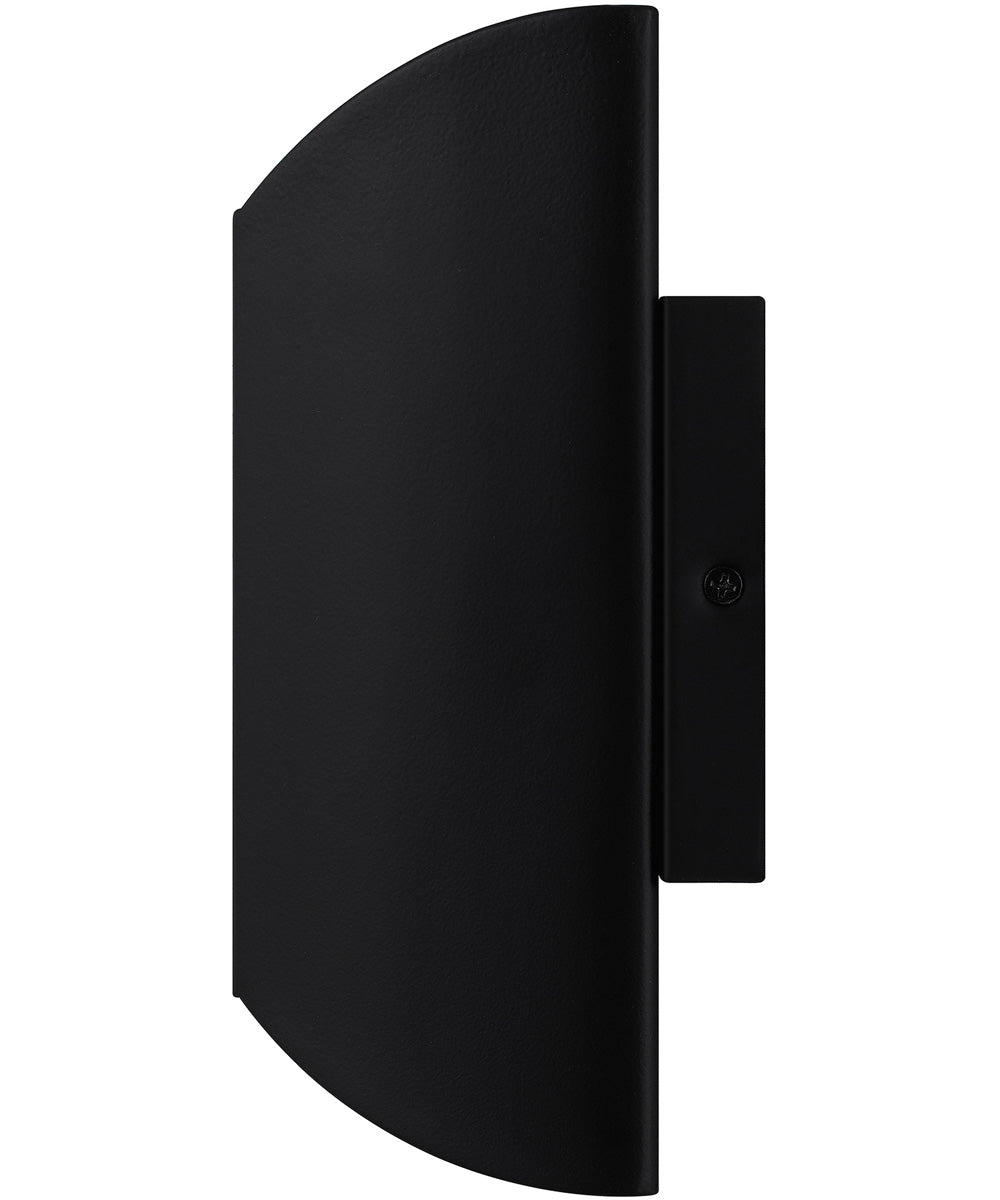 Becklow Small 2-light Outdoor Wall Light  Coastal Armour Aluminum Matte Black