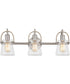 Stafford Large 3-light Bath Light Brushed Nickel