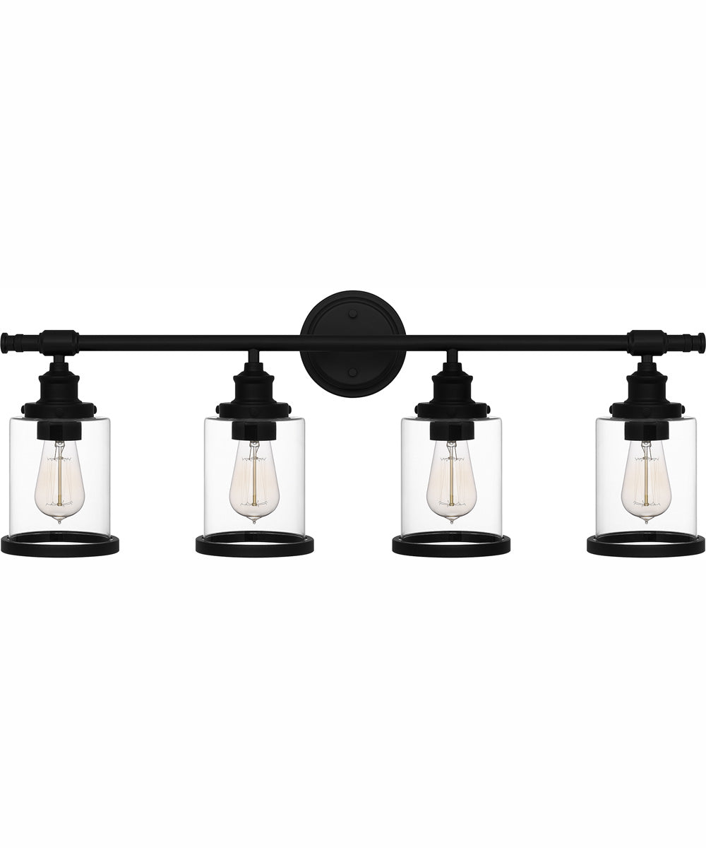 Dixie Extra Large 4-light Bath Light Matte Black