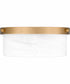 Quoizel Flush Mount Small 2-light Flush Mount Aged Brass