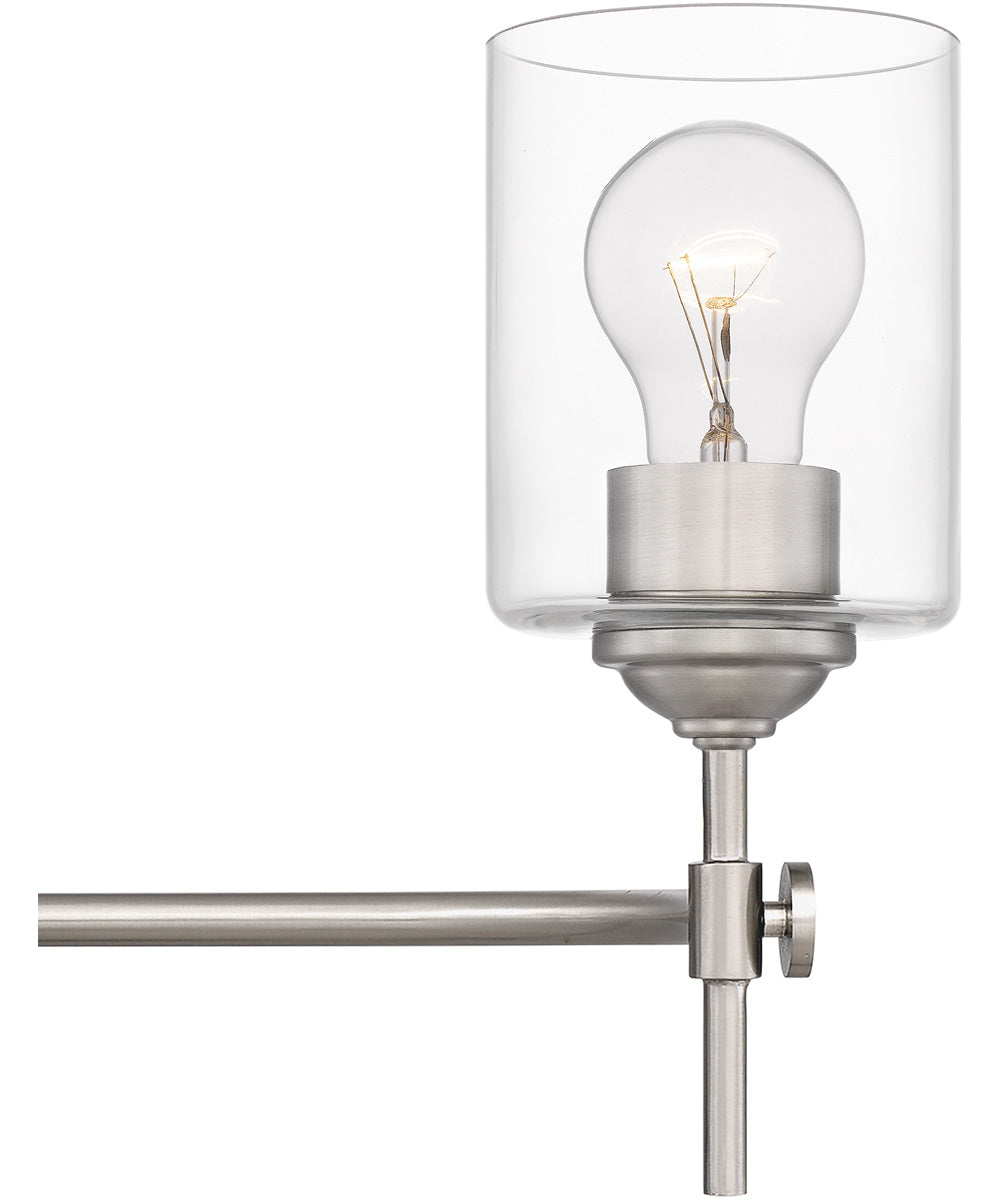 Aria Large 3-light Bath Light Brushed Nickel