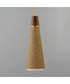 Sumatra 1-Light Pendant Natural Aged Brass